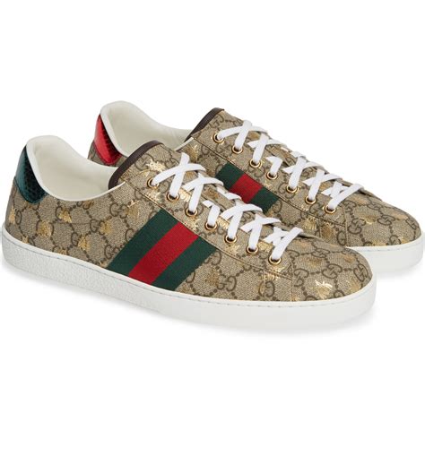 gucci new ace sneaker - men's|Gucci ace embellished leather sneakers.